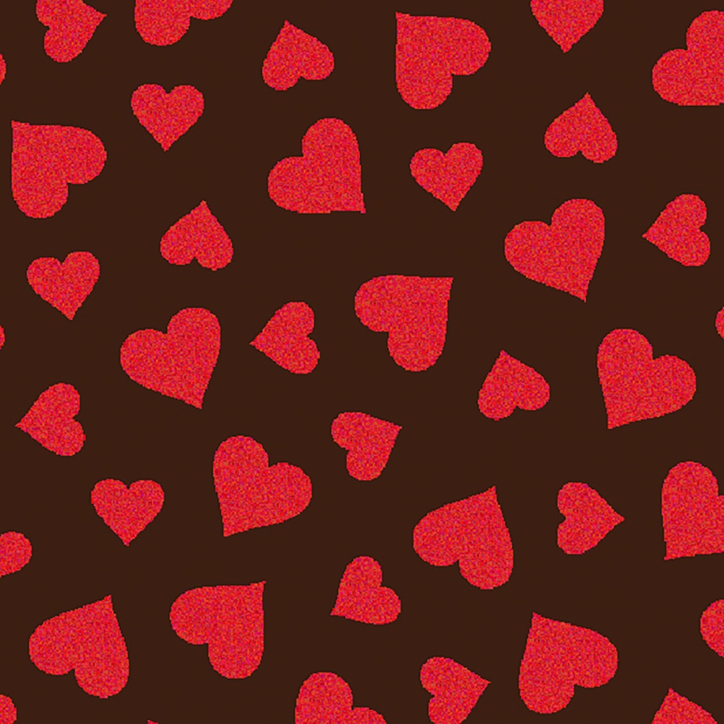 [F037176] Transferts 300 x 400 mm Flying hearts