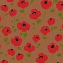 Transfers 300 x 400 mm Pretty poppies