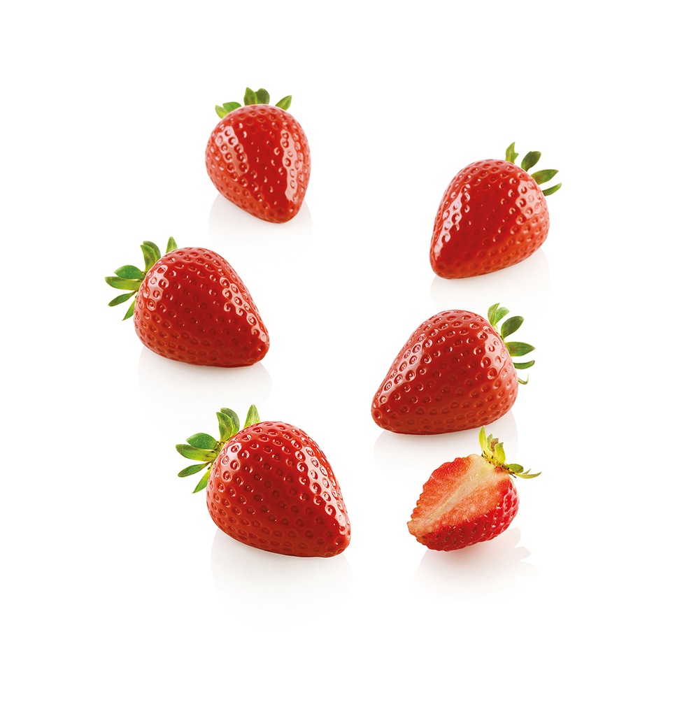 [FRAGOLA30] Silikomart Erdbeere 48 x 37 mm