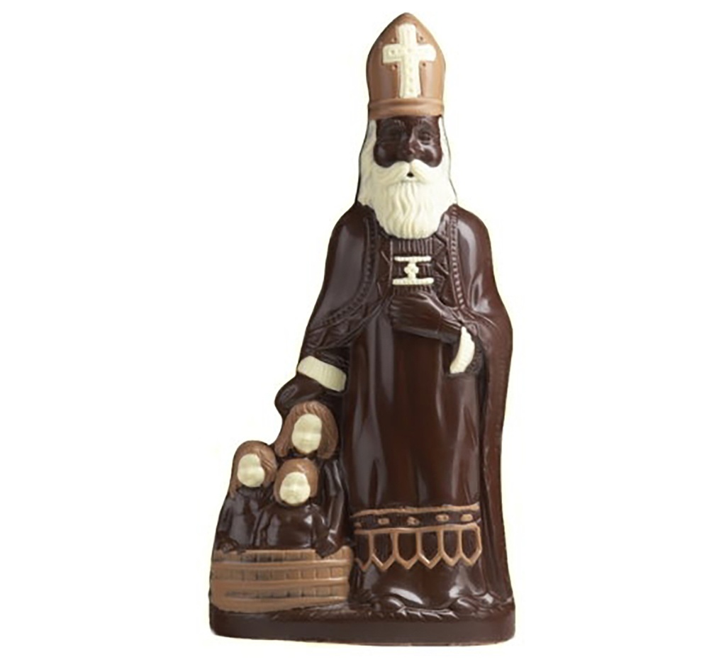 Moule à chocolat Saint Nicolas et enfants 240 mm
