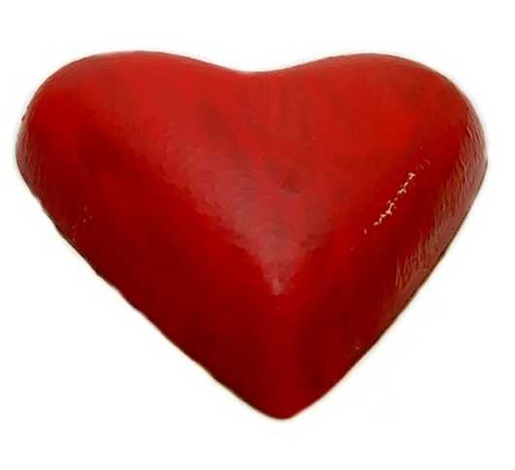 Moule à chocolat coeur tacheté