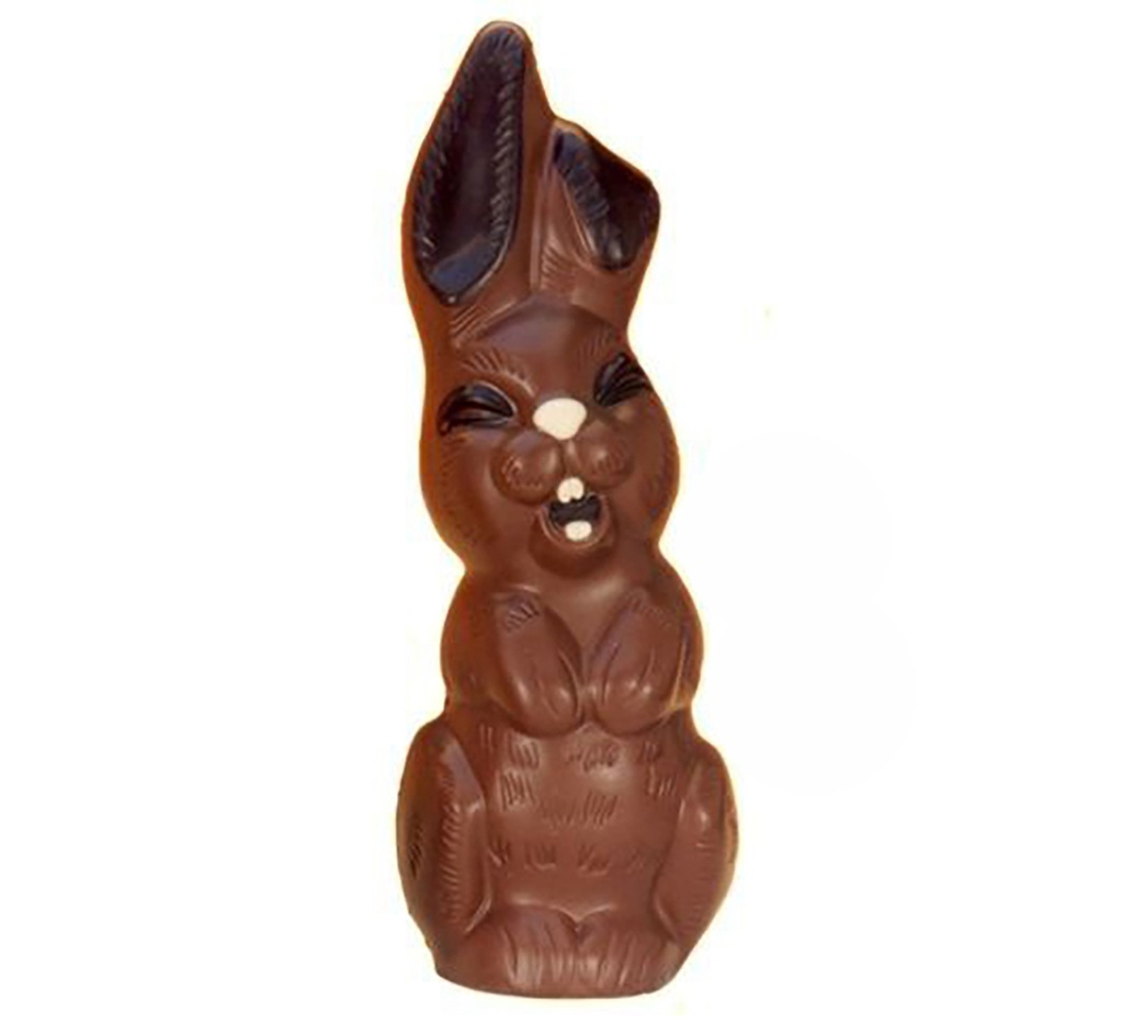 [H110] Chocolate mould laughing hare 120 mm