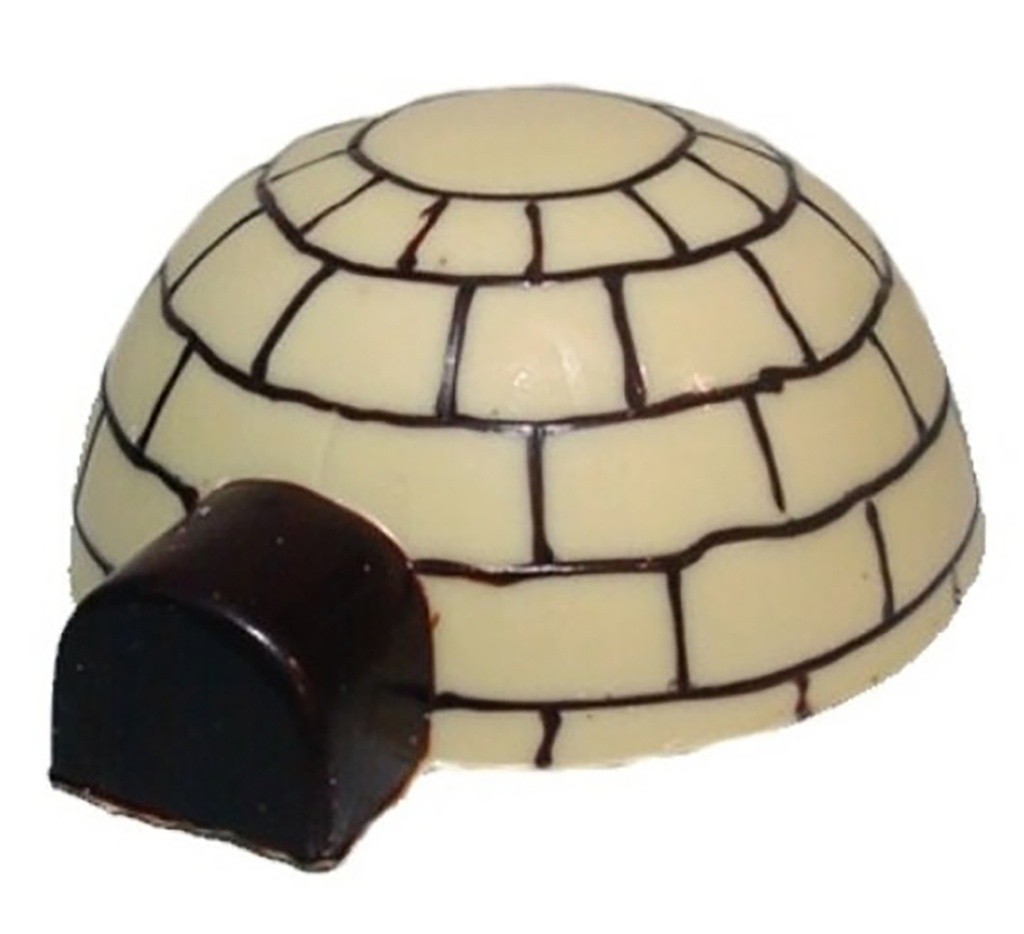 Chocoladevorm iglo 140 mm