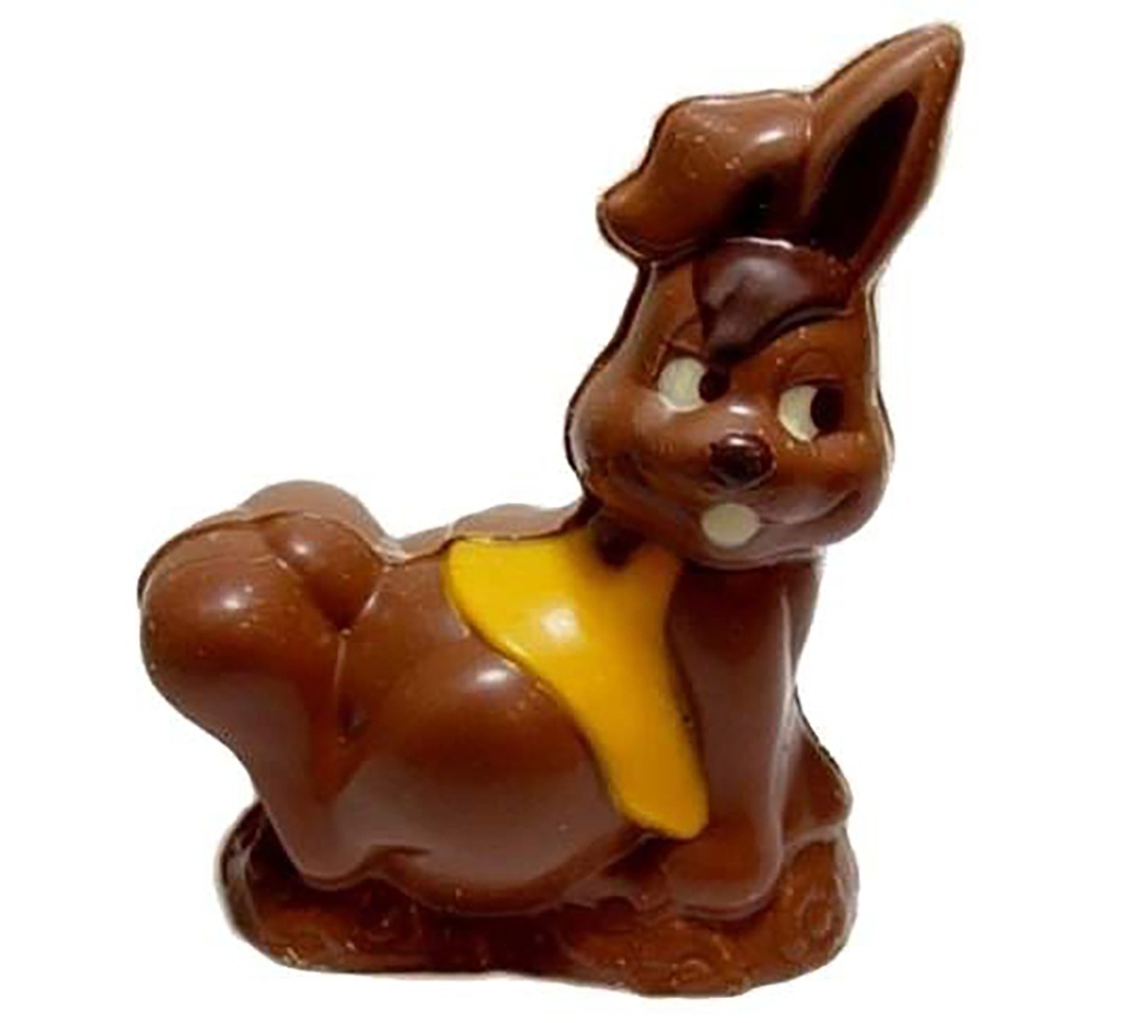 Chocolate mould sitting hare 110 mm