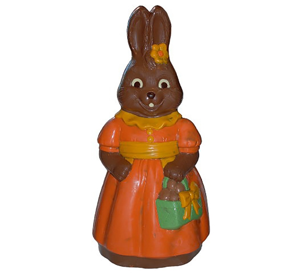 Chocoladevorm haas meisje 200 mm
