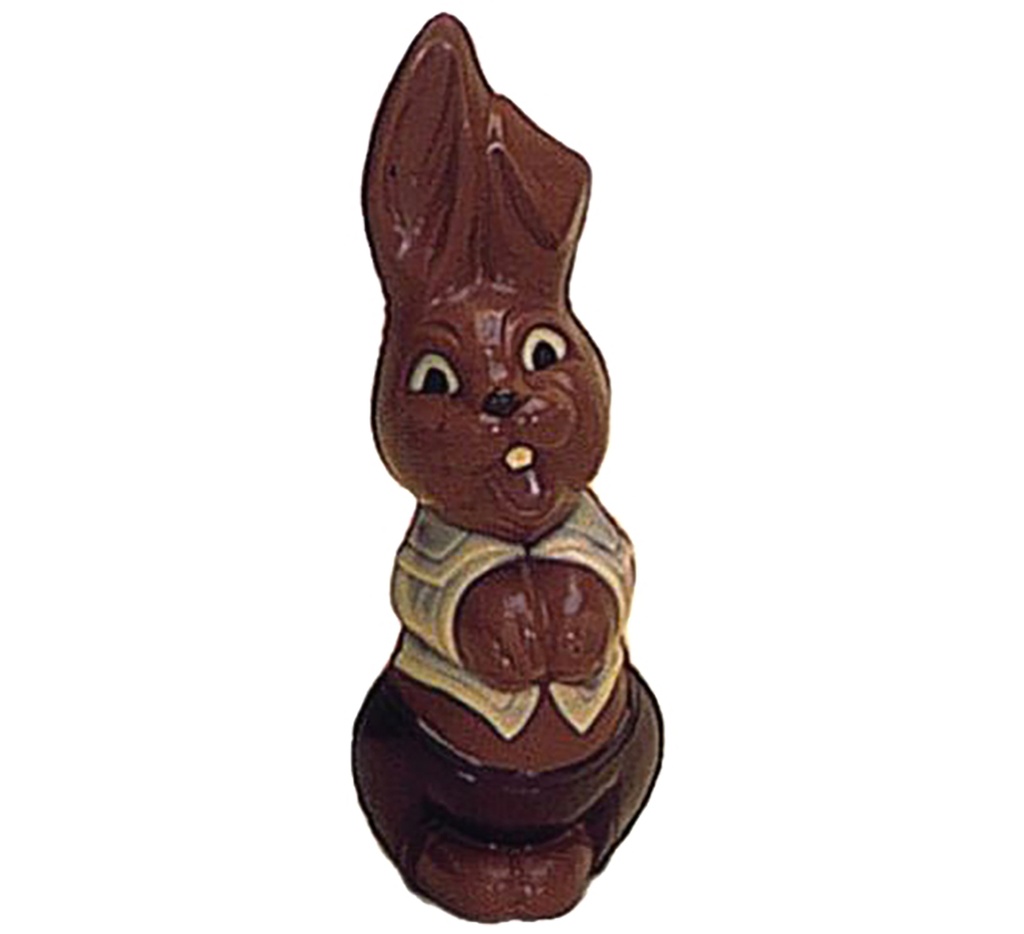 Moule à chocolat lièvre souriant 125 mm