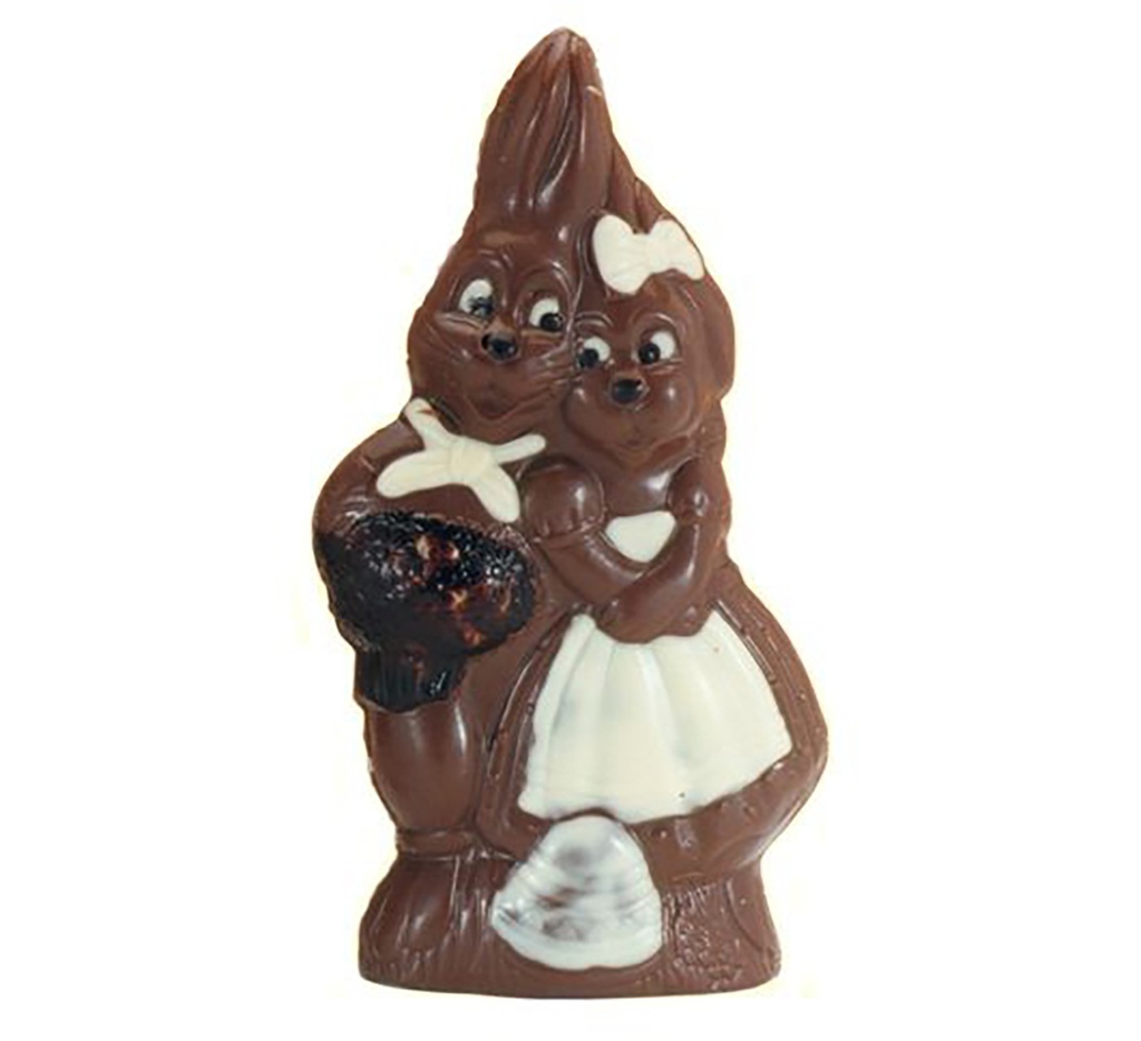 Chocolate mould hare couple 275 mm