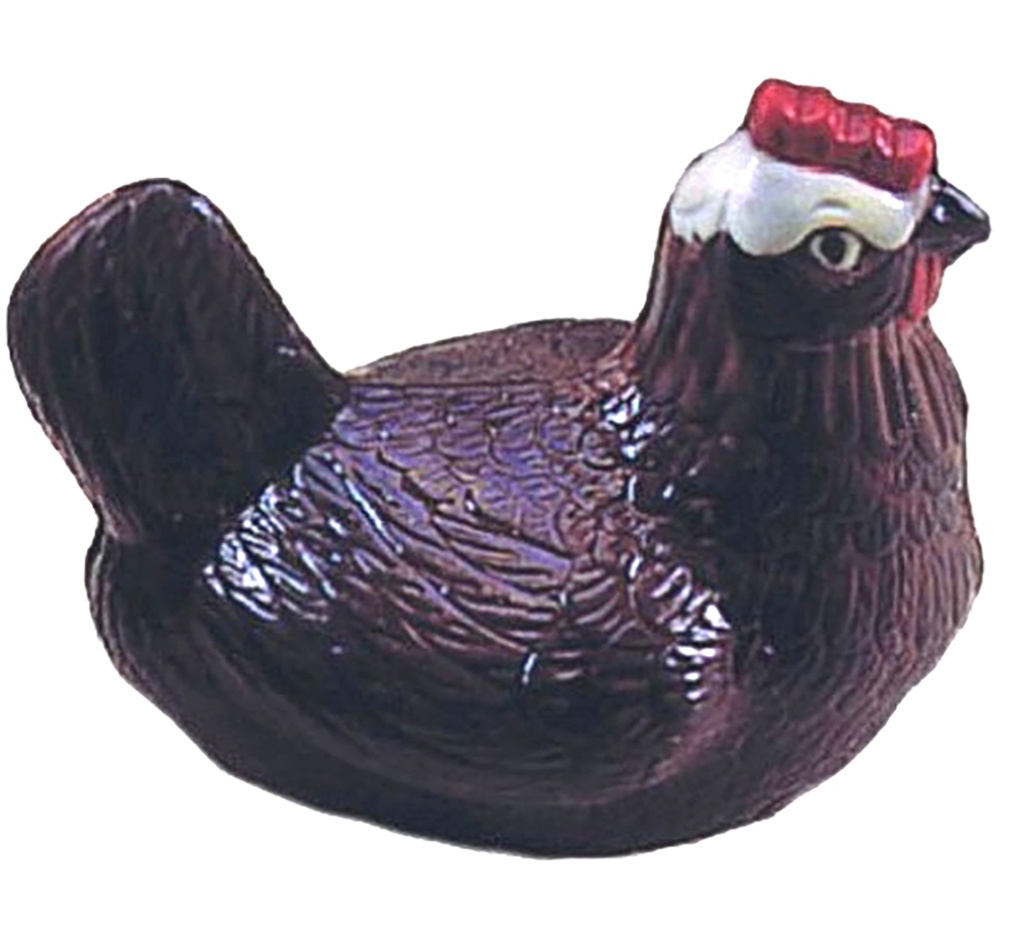 Chocolate mould chicken sitting 135 mm