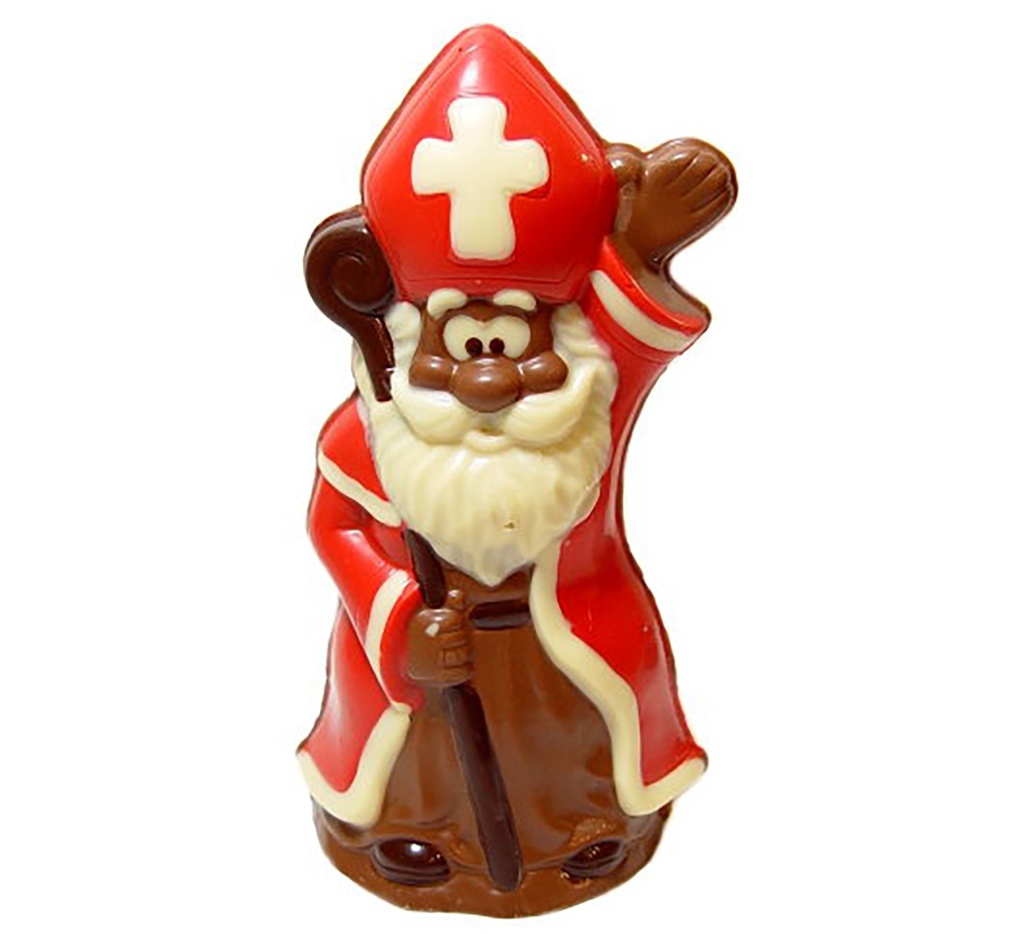 [H441013/A] Schokoladenform Sankt Nikolaus winkend 110 mm
