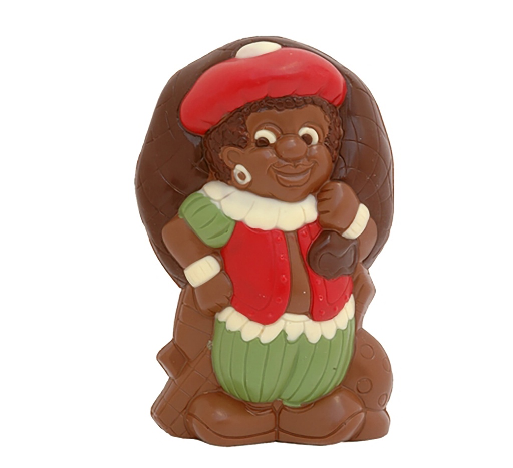 Chocoladevorm piet met zak 206 mm