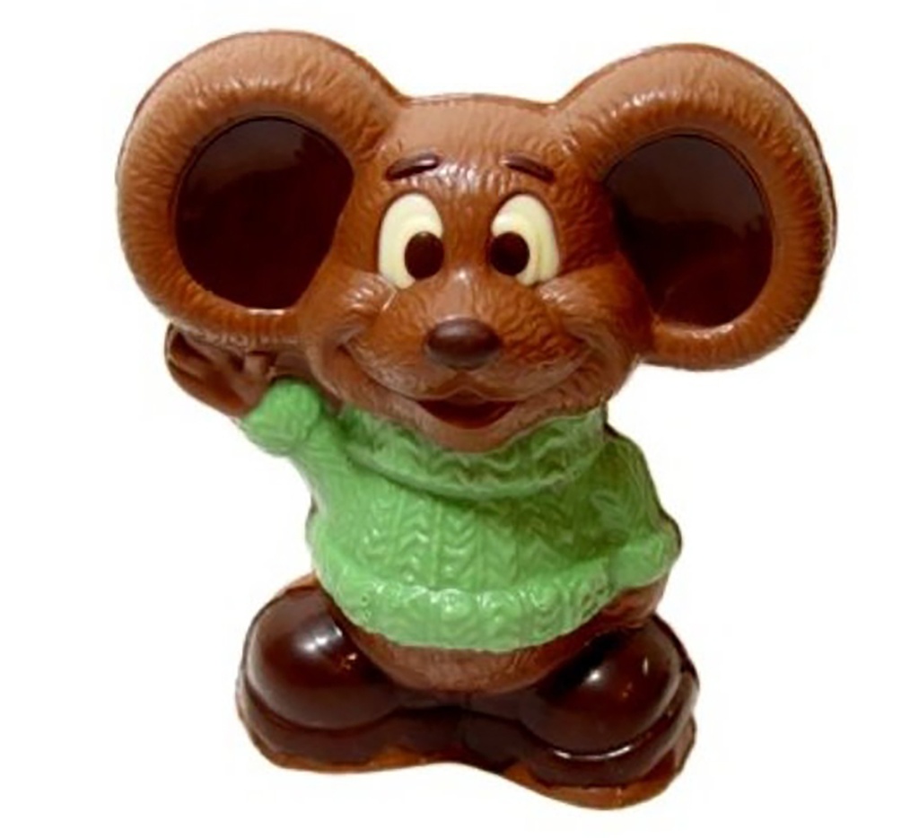 Moule à chocolat souris garçon 80 mm