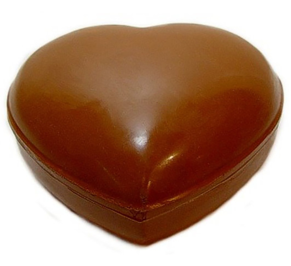 [H646] Chocolate mould bonboniere heart 100 mm