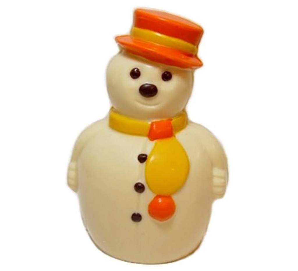 Chocoladevorm sneeuwman 155 mm