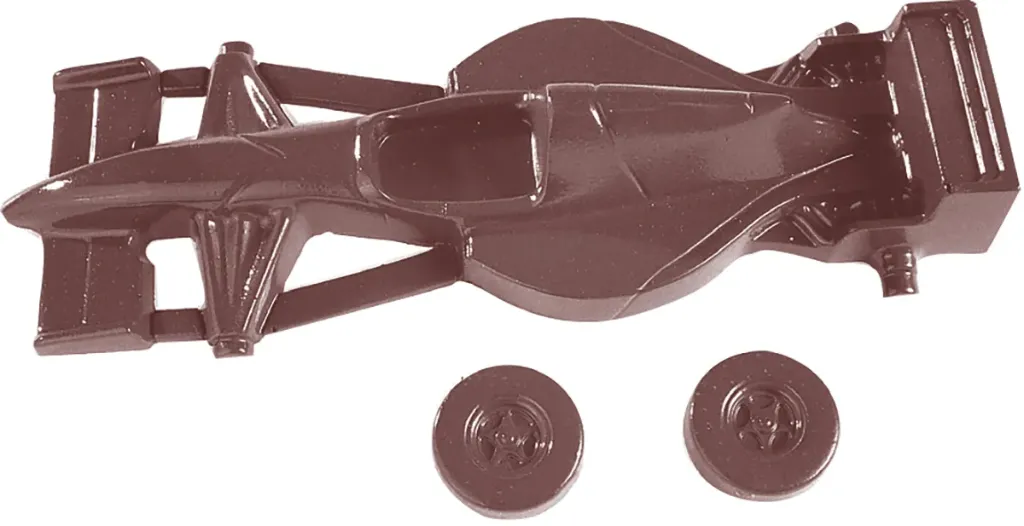Molde de chocolate coche de carreras 200 mm