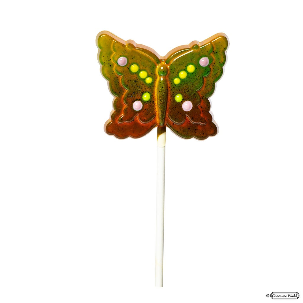 Schokoladenform Lutscher Schmetterling 60 mm