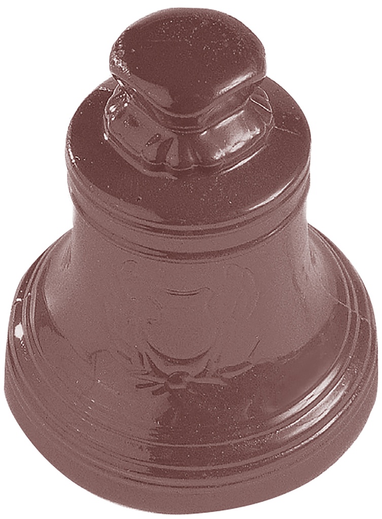 Chocoladevorm klok groot/dubb 190