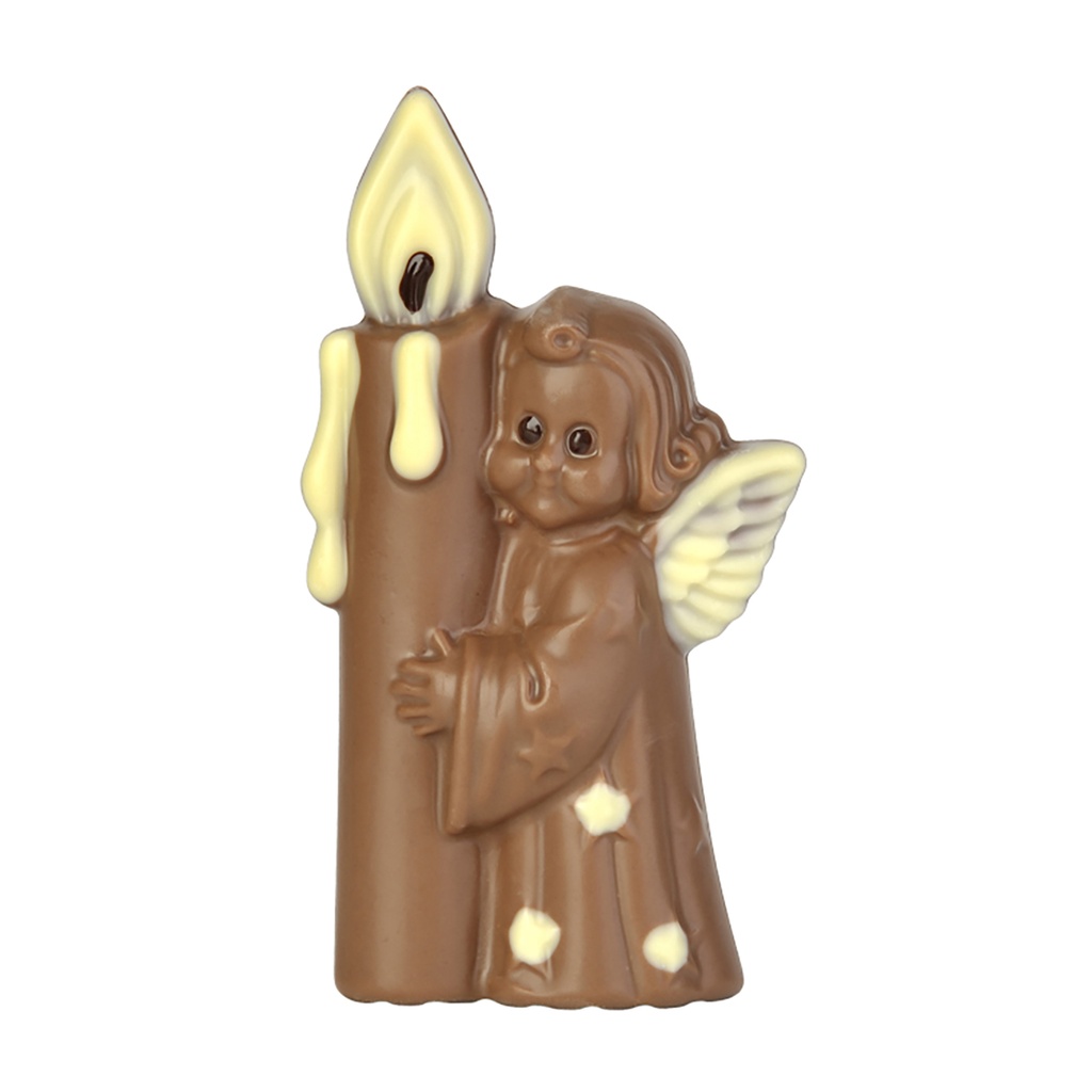 Chocolate mould angel + candle 125 mm