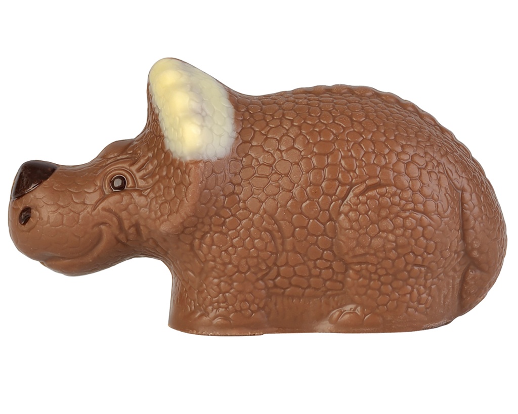 Chocoladevorm dino baby "Rhino" 75 mm