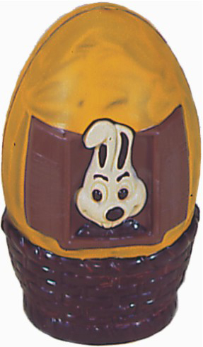 Molde de chocolate casa del conejo + ventana 80 mm