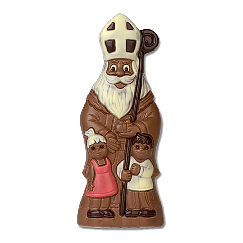 Stampo di cioccolato San Nicola con bambini 650 mm