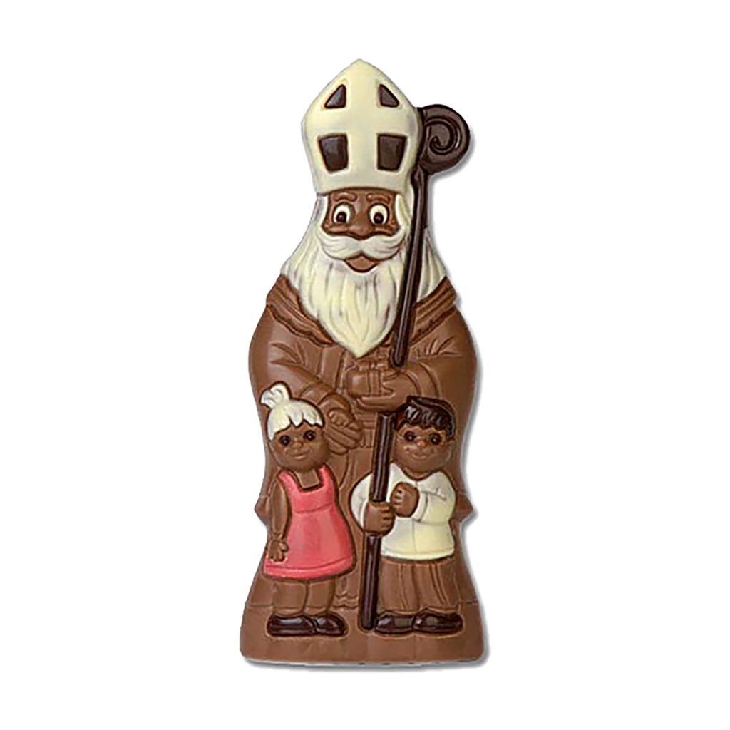 Schokoladenform Sankt Nikolaus + Kinder 100 mm