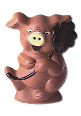Stampo di cioccolato maialino 130 mm