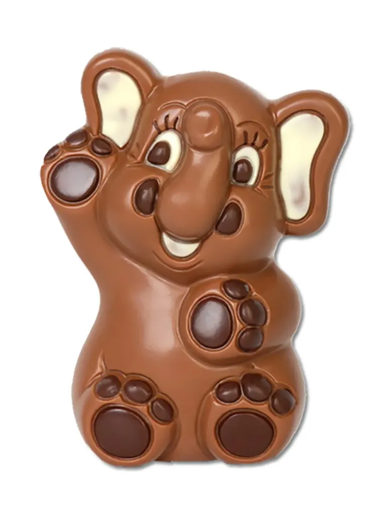 Moule à chocolat éléphant heureux 134 mm