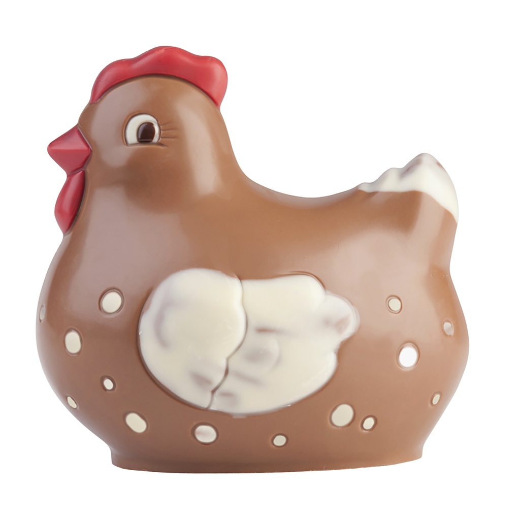 Molde de chocolate pollo regordete "Käte" 111 mm