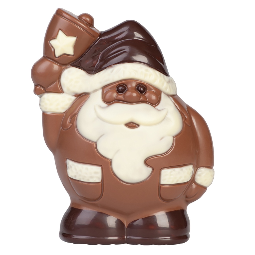 Stampo di cioccolato sferico Babbo Natale 123 mm