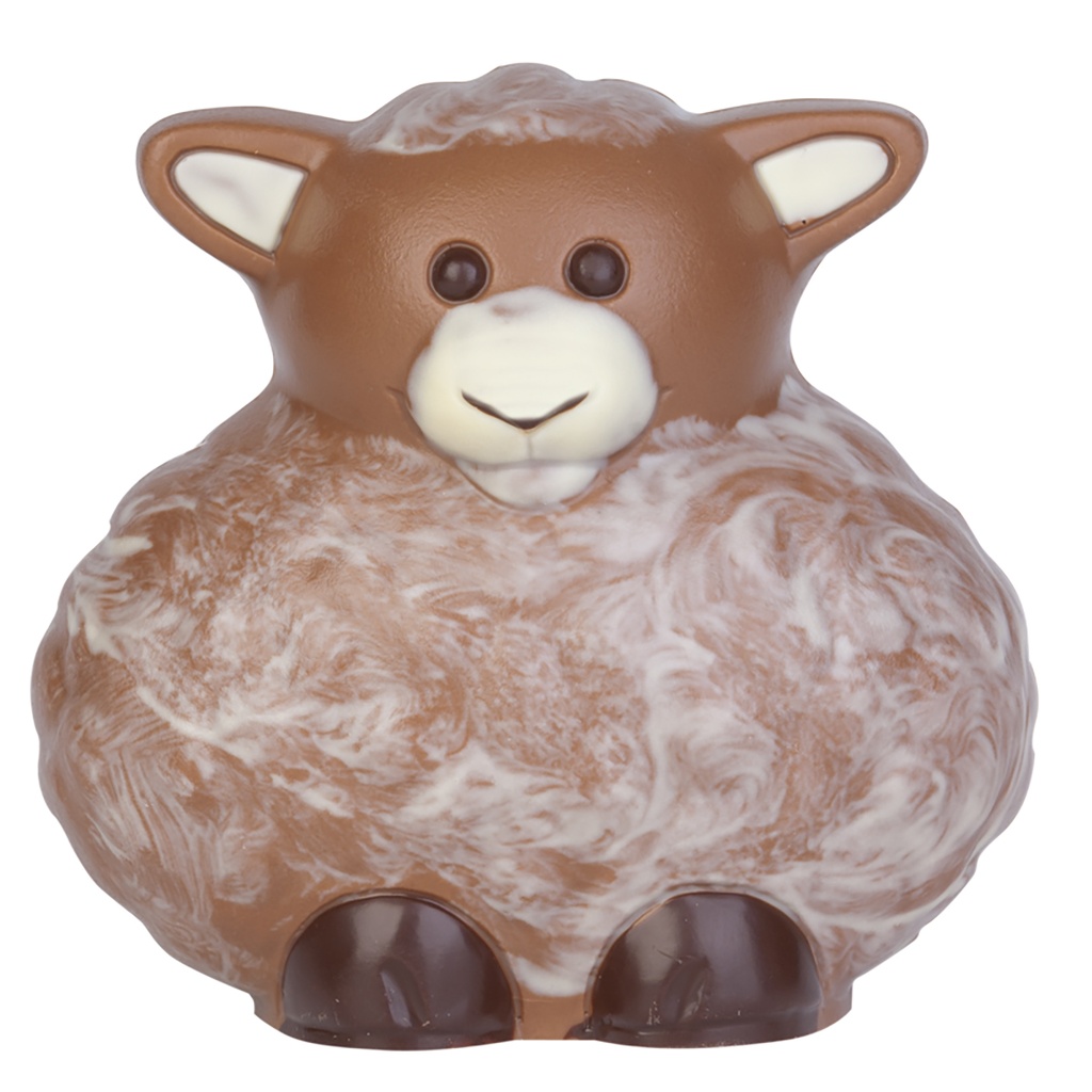 Chocolate mould spherical sheep "Molly" 61 mm