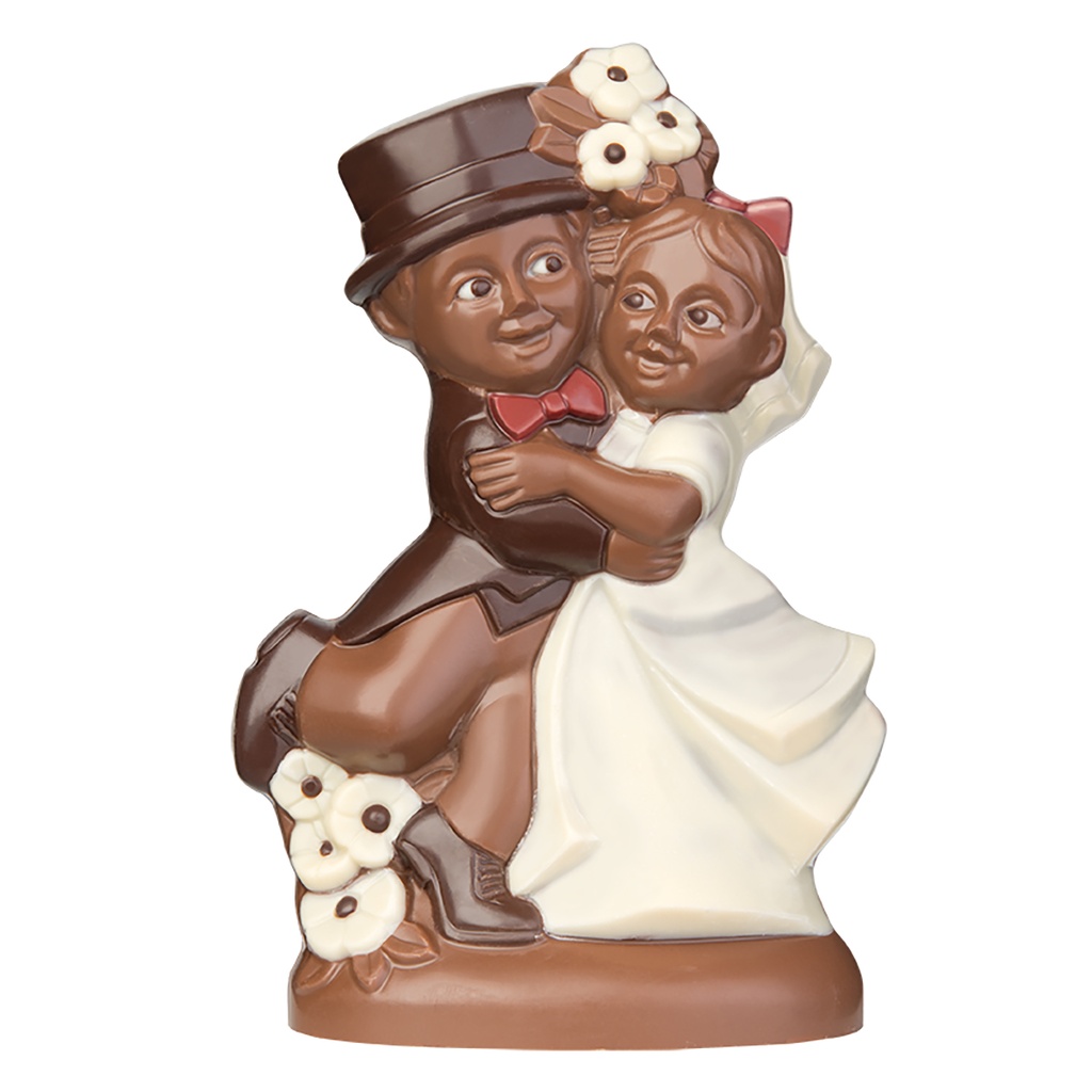 Chocoladevorm bruidspaar "trouwdans" 150 mm