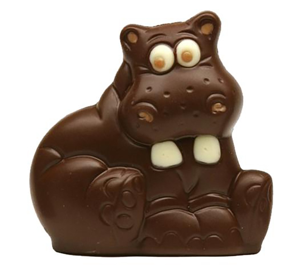 Molde de chocolate hipopótamo 82 mm