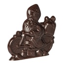 Chocoladevorm Sinterklaas op fiets 190 mm