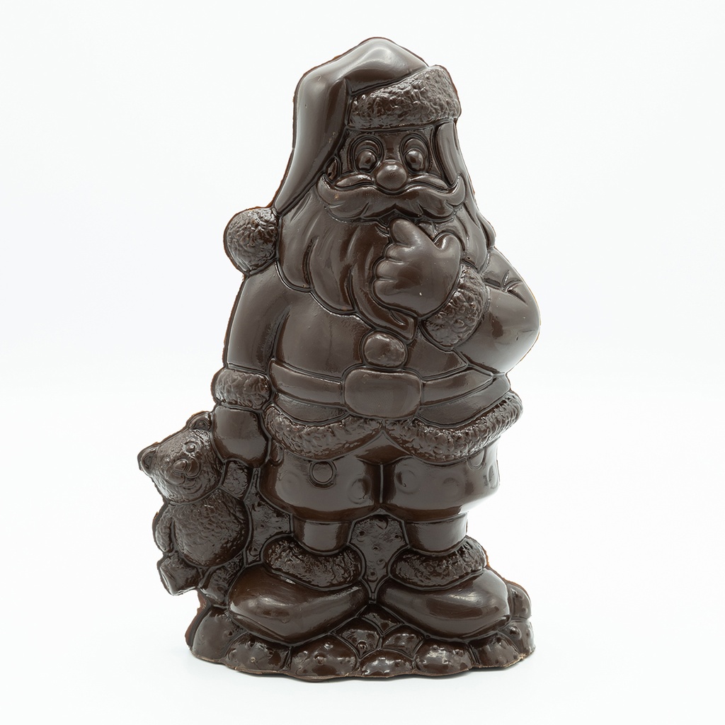 Chocolate mould christmas father with teddy 175 mm