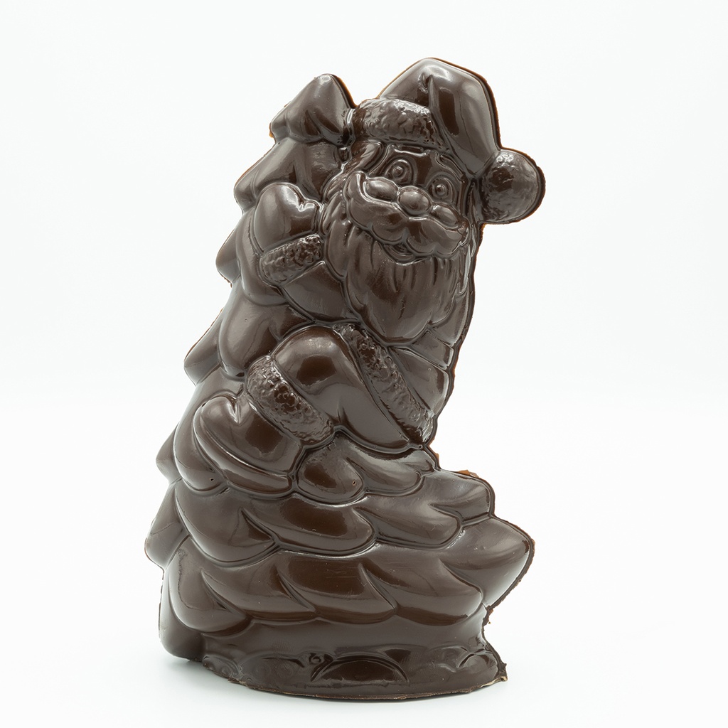 Molde de chocolate padre de la Navidad en el árbol 170 mm