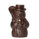 Chocolate mould snowman with hat 155 mm