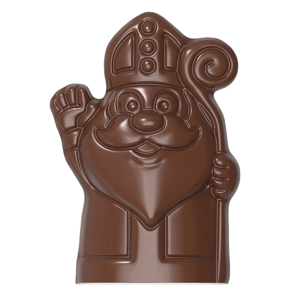 Chocoladevorm magneten Sinterklaas zwaait 200 mm