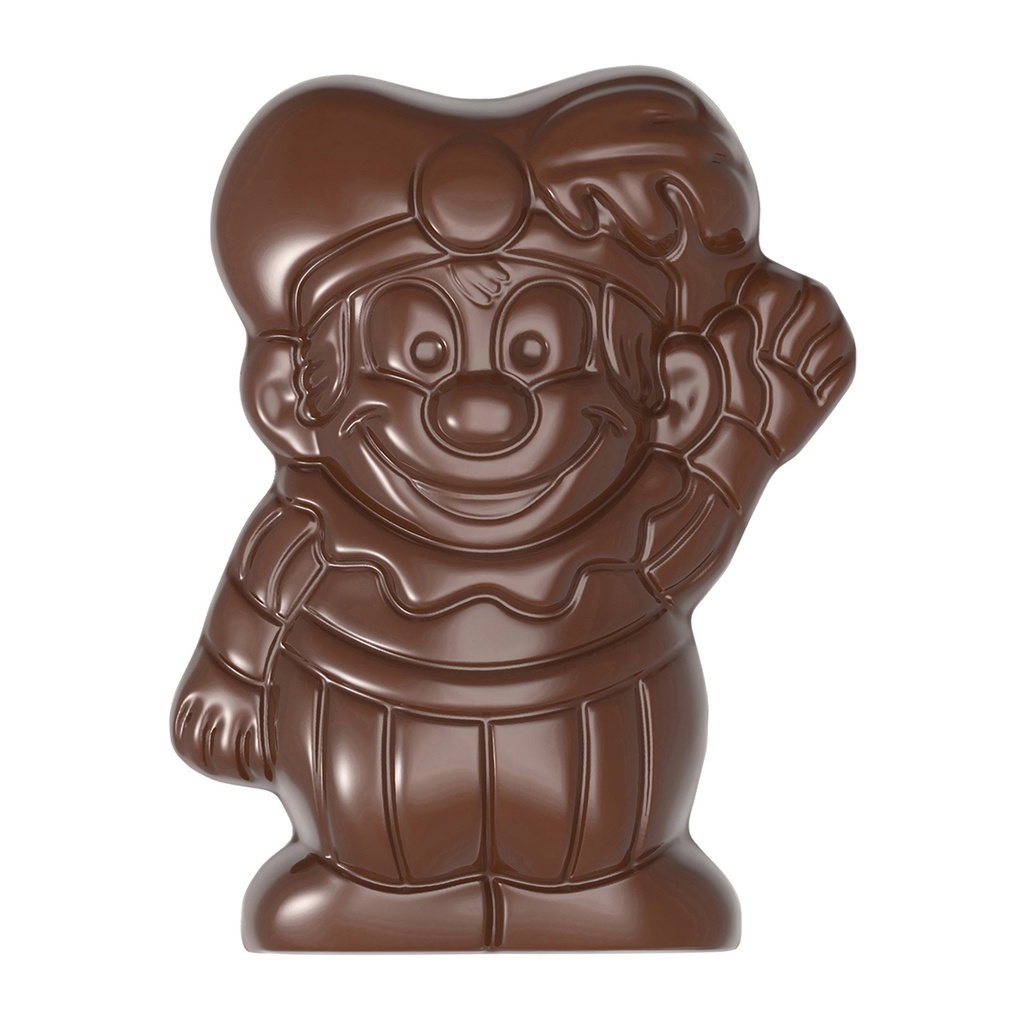 Molde de chocolate magnético asistente de San Nicolàs saludando 175 mm
