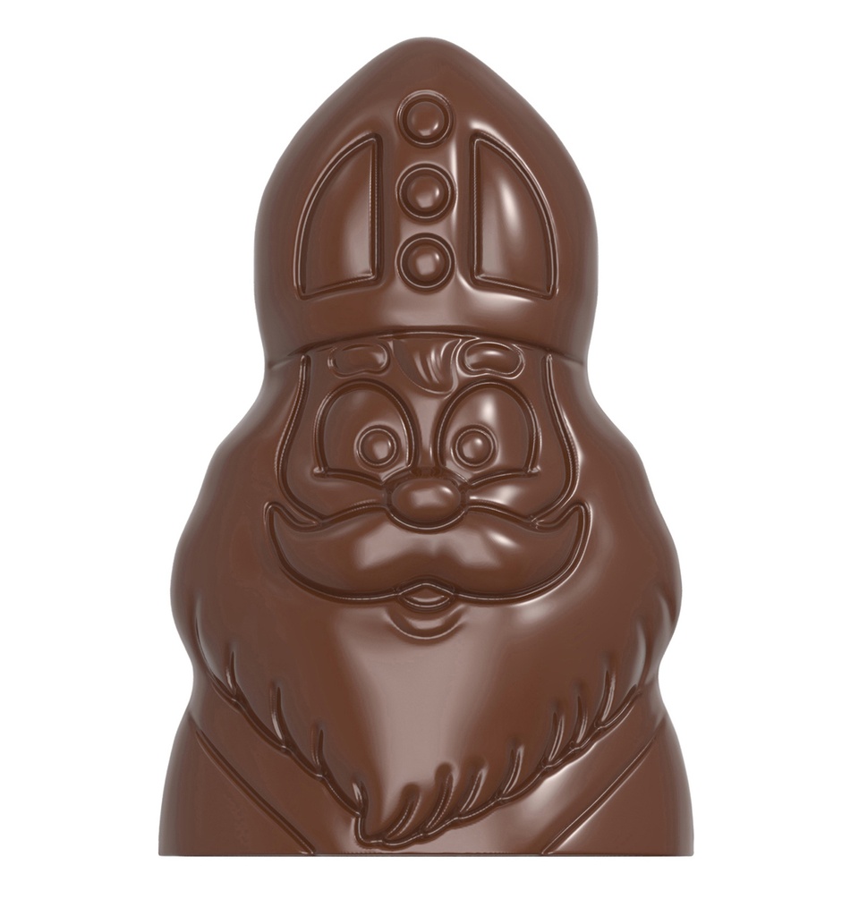 Stampo di cioccolato magnetico busto San Nicola 150 mm