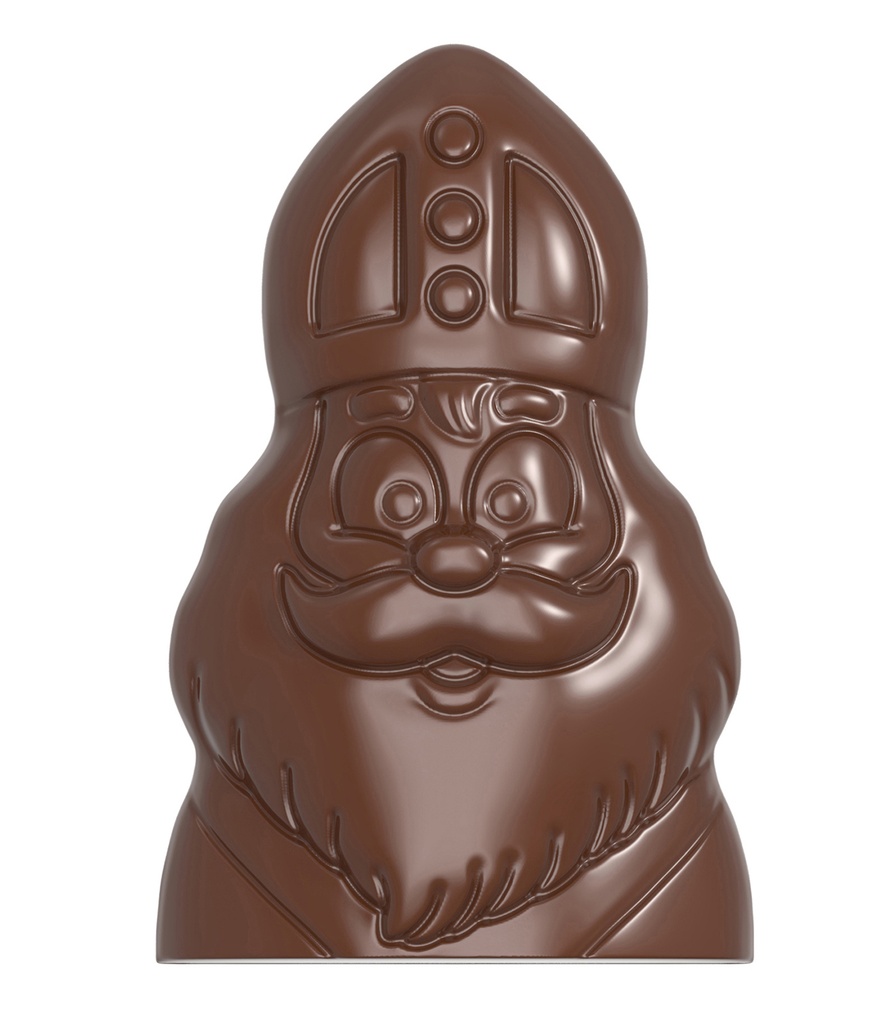 Chocolate mould magnetic bust Saint Nick 200 mm