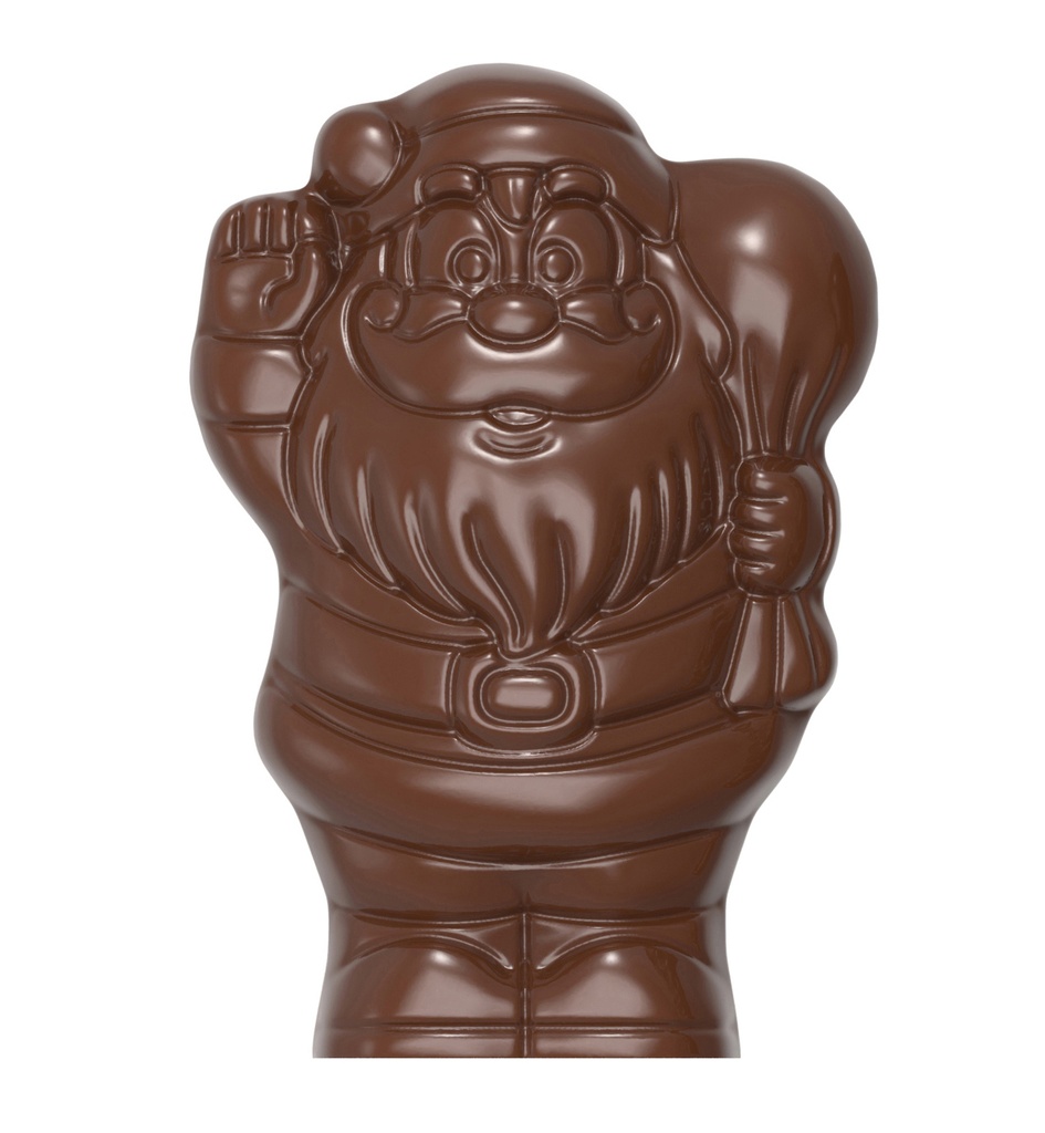 [HM037CW] Chocolate mould magnetic Santa Claus 150 mm
