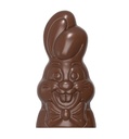 Chocolate mould magnetic bust Easter bunny 200 mm