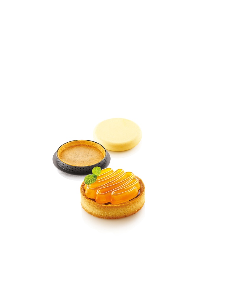 [KTRHONORE] Silikomart Kit Tarte Ring Honore Ø 80 mm