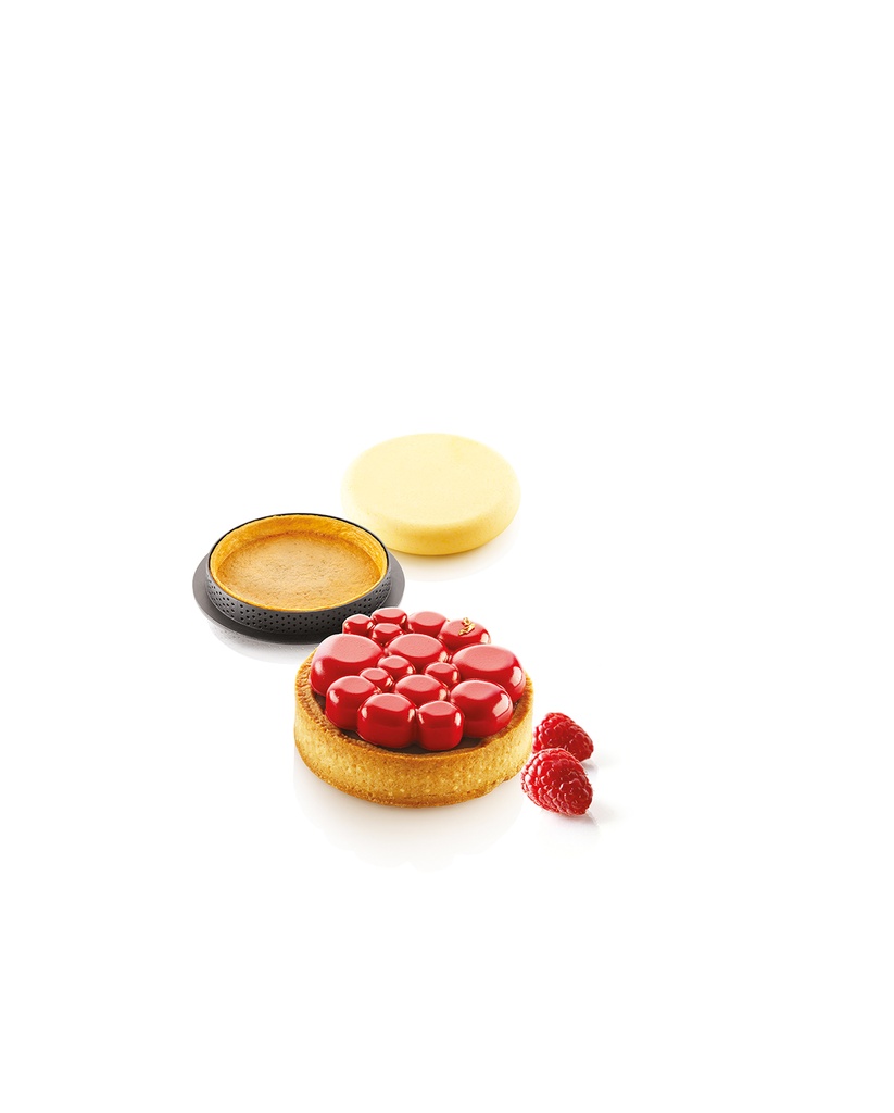 [KTRPARDIS] Silikomart Kit Tarte Ring Paradis Ø 80 mm
