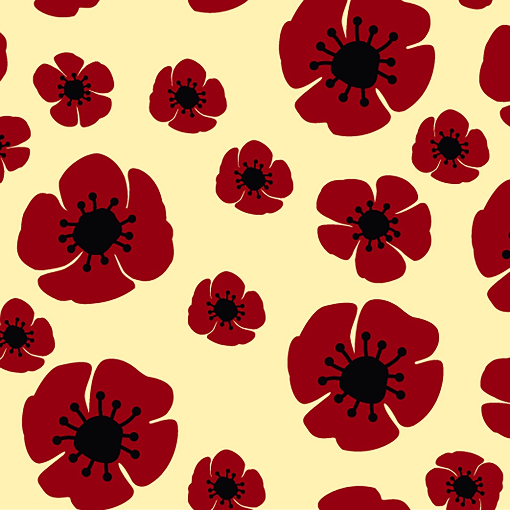 [LF032915] Transfers for magnetic moulds 135 x 275 mm Poppy 1B
