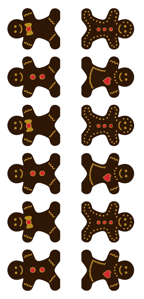 [LF032925] Transfers Ginger dolls for magnetic mould CW1000L33