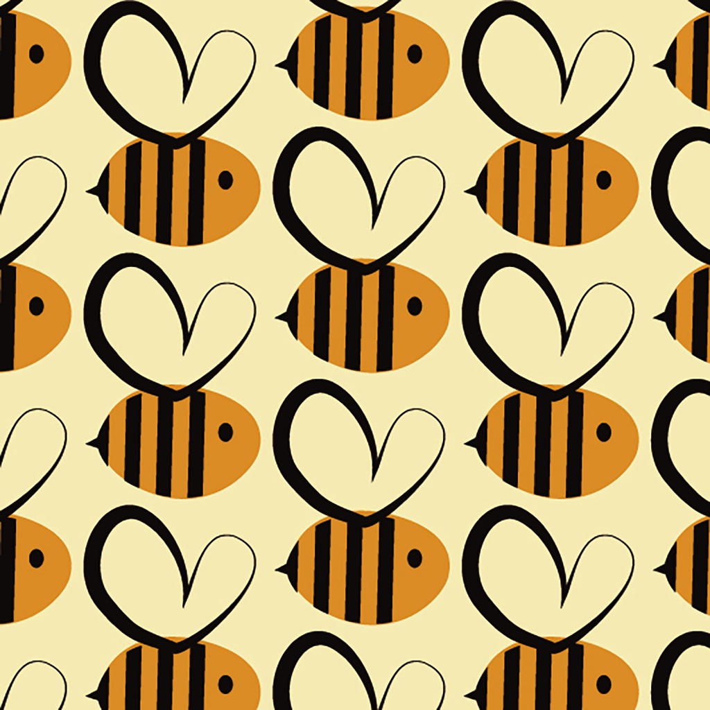 [LF032929] Transfers for magnetic moulds 135 x 275 mm Sweet bees