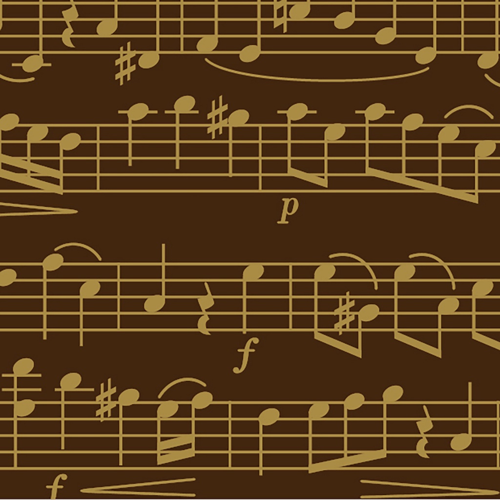 Transfers für Magnetform 135 x 275 mm music notes