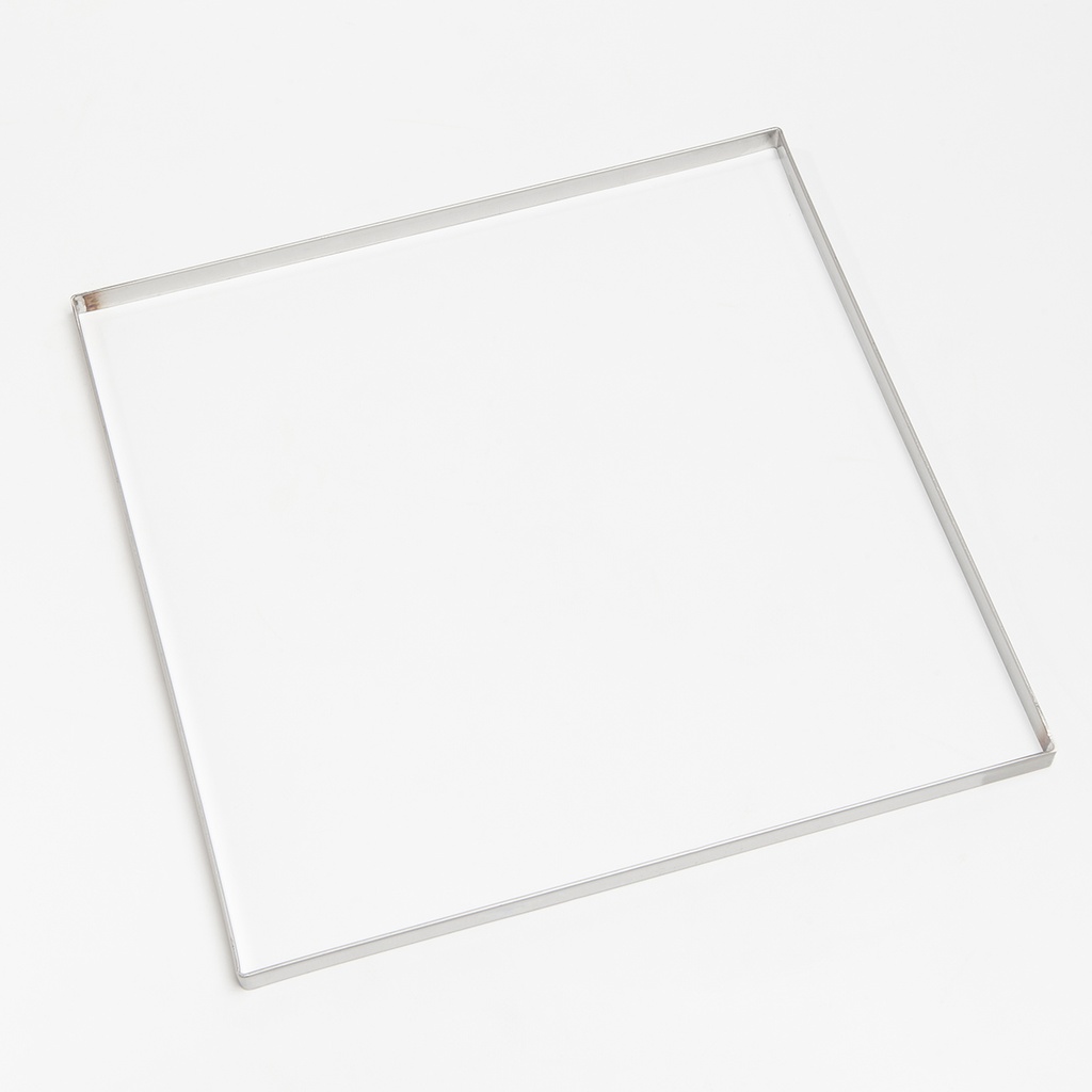 [M1082] Stainless steel frame 375 x 375 x 15 mm