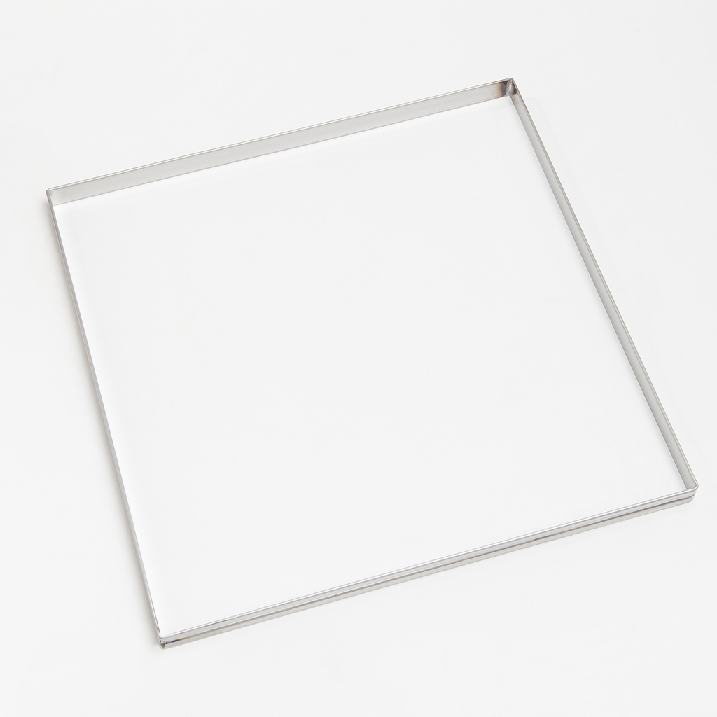 [M1083] Cuadro de acero inoxidable 375 x 375 x 20 mm